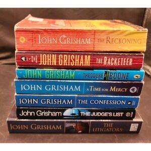 John Grisham Books Lot Of 7 Paperback